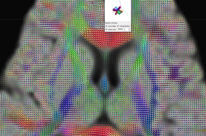 grey matter regions in group white matter FOD template